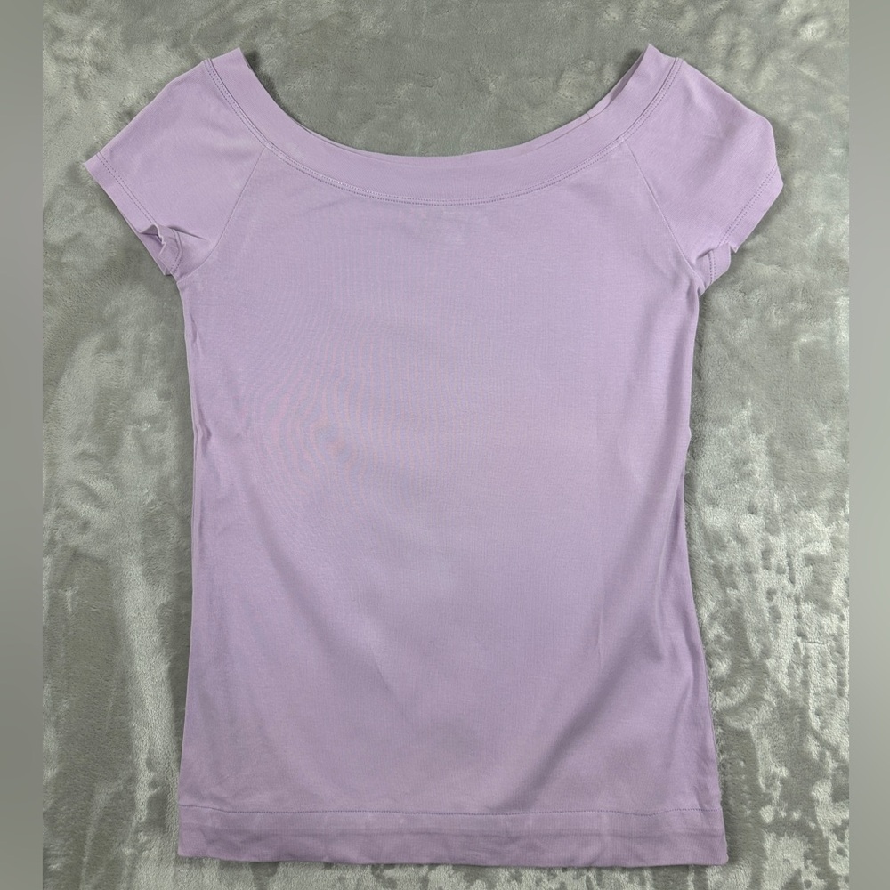 Ralph Lauren Lavender Off the Shoulder Top (S)